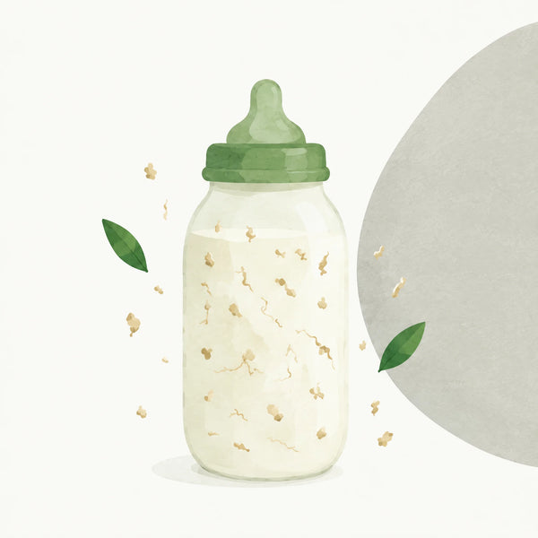 Illustration: microplastics found in breast milk